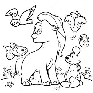 God Made The Animals Coloring Pages