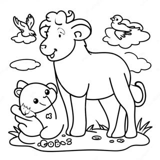 God Made The Animals Coloring Page 47572-38131