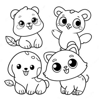 Cute Baby Animals Coloring Page 47573-38123