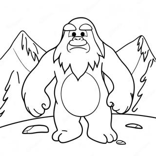 Abominable Snowman Coloring Page 47602-38146