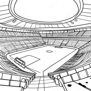 Football Stadium Coloring Pages