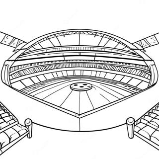 Football Stadium Coloring Page 47622-38164