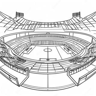 Exciting Football Stadium Coloring Page 47623-38165