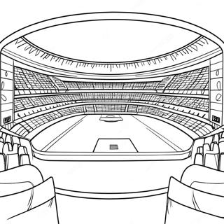 Exciting Football Stadium Coloring Page 47623-38166