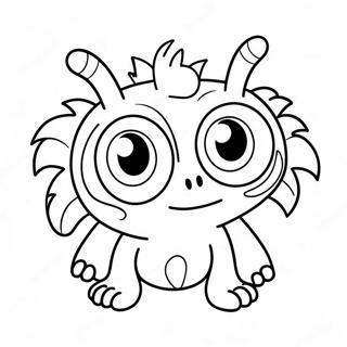 Cute Monster Coloring Pages