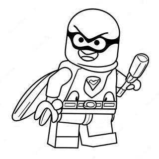 Lego Robin Coloring Pages