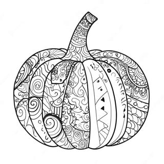 Halloween Zentangle Coloring Pages