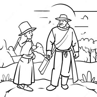 Pilgrim S Progress Coloring Page 47692-38220