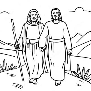 Faithful And Christian Journey Coloring Page 47693-38226