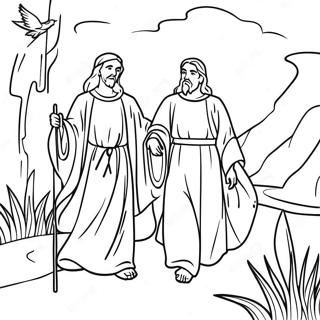 Faithful And Christian Journey Coloring Page 47693-38227