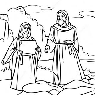 Faithful And Christian Journey Coloring Page 47693-38228