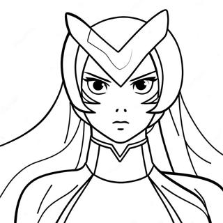 Zero Two Character Coloring Page 47702-38223