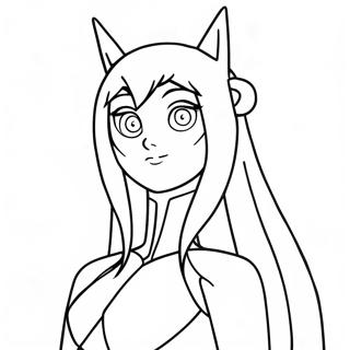 Zero Two Character Coloring Page 47702-38224