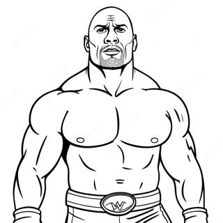 The Rock Coloring Pages