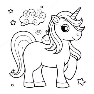 Colorful Unicorn Among Us Characters Coloring Page 47763-38277