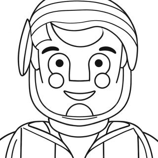 Lego Person Coloring Pages