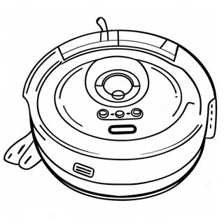 Cute Roomba Vacuum Coloring Page 47813-38318