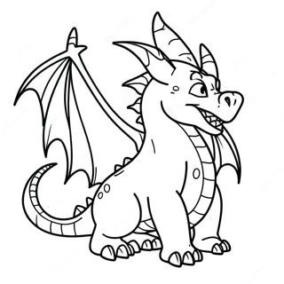 Scary Realistic Dragon Coloring Pages