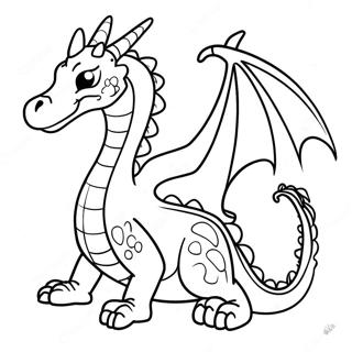 Scary Realistic Dragon Coloring Page 4781-3992