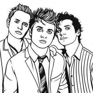 Green Day Coloring Pages