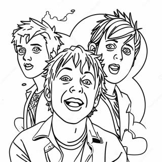 Green Day Coloring Page 47832-38331