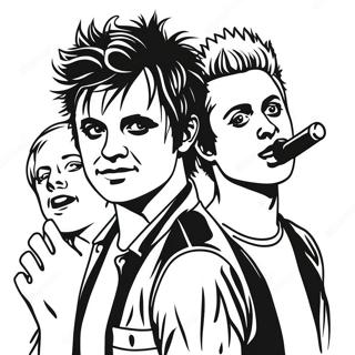 Green Day Coloring Page 47832-38332