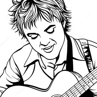 Green Day Coloring Pages