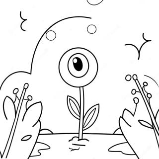 Colorful Sundrop And Moondrop Scene Coloring Page 47843-38334