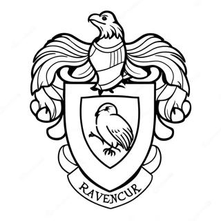 Ravenclaw Crest Coloring Page 47862-38350