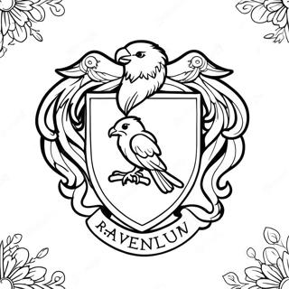 Ravenclaw Crest Coloring Page 47862-38351