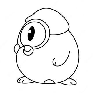 Pou Coloring Pages