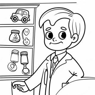 When I Grow Up Doctor Coloring Page 47882-38370