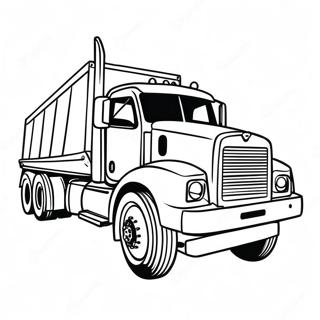 Flatbed Truck Coloring Page 47892-38380