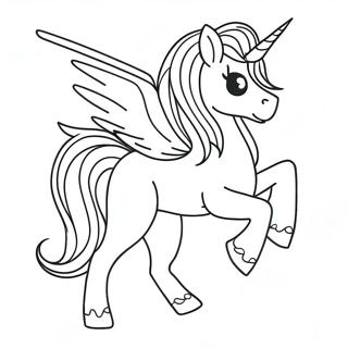 Pegacorn Coloring Pages