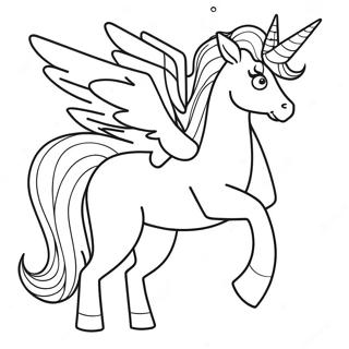 Pegacorn Fantasy Coloring Page 47902-38382