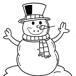 Frosty Coloring Pages