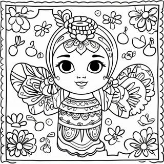 Mexican Folk Art Coloring Pages