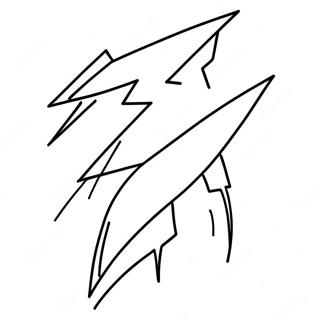 Lightning Bolt Coloring Page 47952-38428