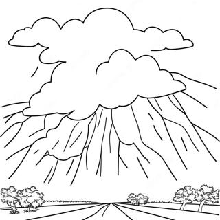 Lightning Coloring Pages