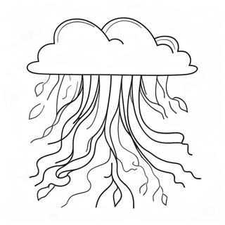 Thunderstorm With Lightning Coloring Page 47953-38424