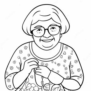 I Love My Grandma Coloring Page 47962-38434