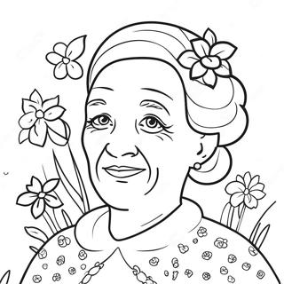 I Love My Grandma Coloring Pages