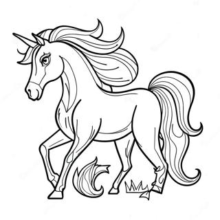 Lucky The Horse Spirit Coloring Page 47973-38447