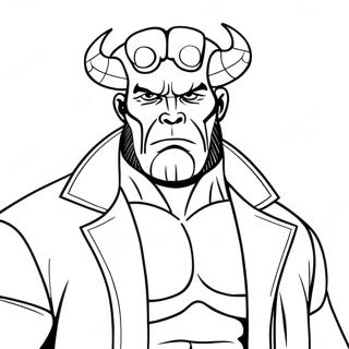 Hellboy Coloring Page 47982-38442