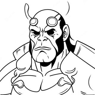 Hellboy Coloring Page 47982-38443