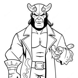 Hellboy Coloring Page 47982-38444