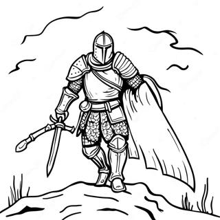 Dark Souls Coloring Page 47992-38458