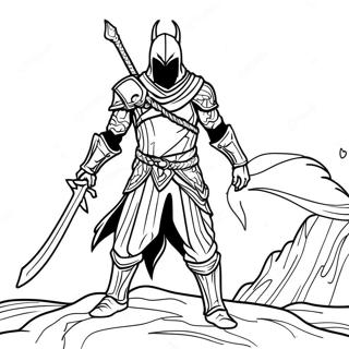 Dark Souls Coloring Pages