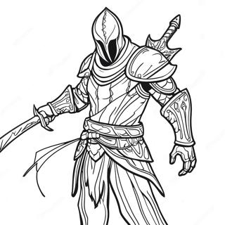 Artorias The Abysswalker Coloring Page 47993-38456