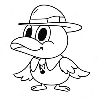 Gangster Tweety Bird In Cool Shades Coloring Page 48002-38463